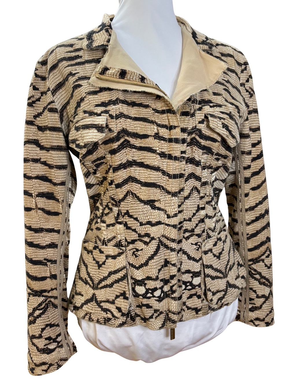 Vintage Roberto Cavalli Spring/Summer 2005 Tiger Print Jacket